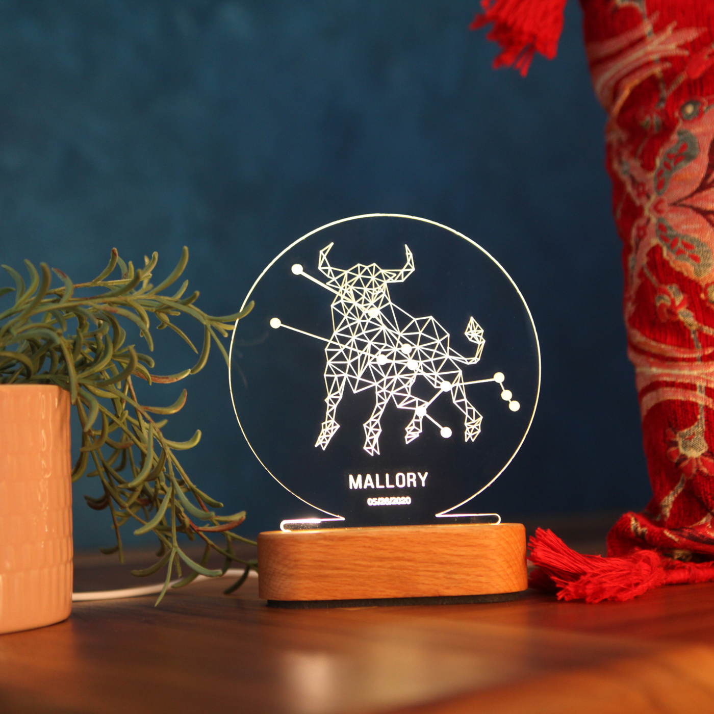 Zodiac Horoscope Night Lamp - Astrology Gift