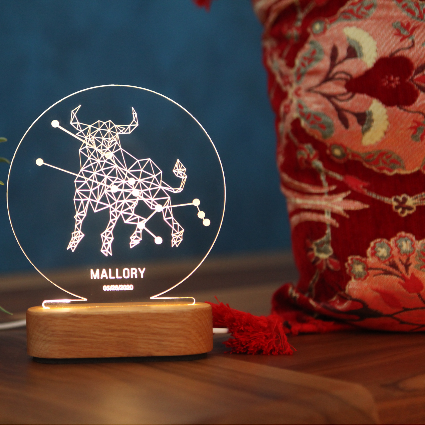 Zodiac Horoscope Night Lamp - Astrology Gift