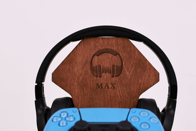Personalizable PS5 and Xbox Controller and Headset Stand