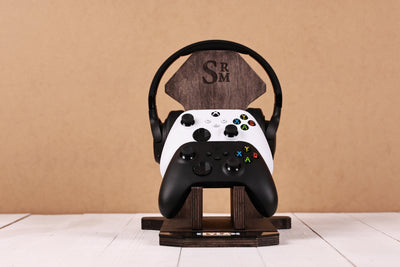 Personalizable PS5 and Xbox Controller and Headset Stand