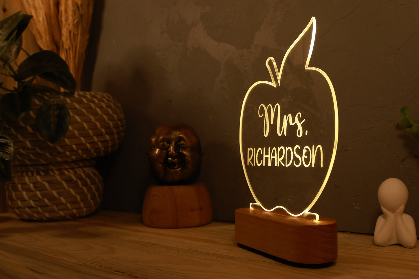 Personalized Teacher Night Light – Custom Classroom Decor