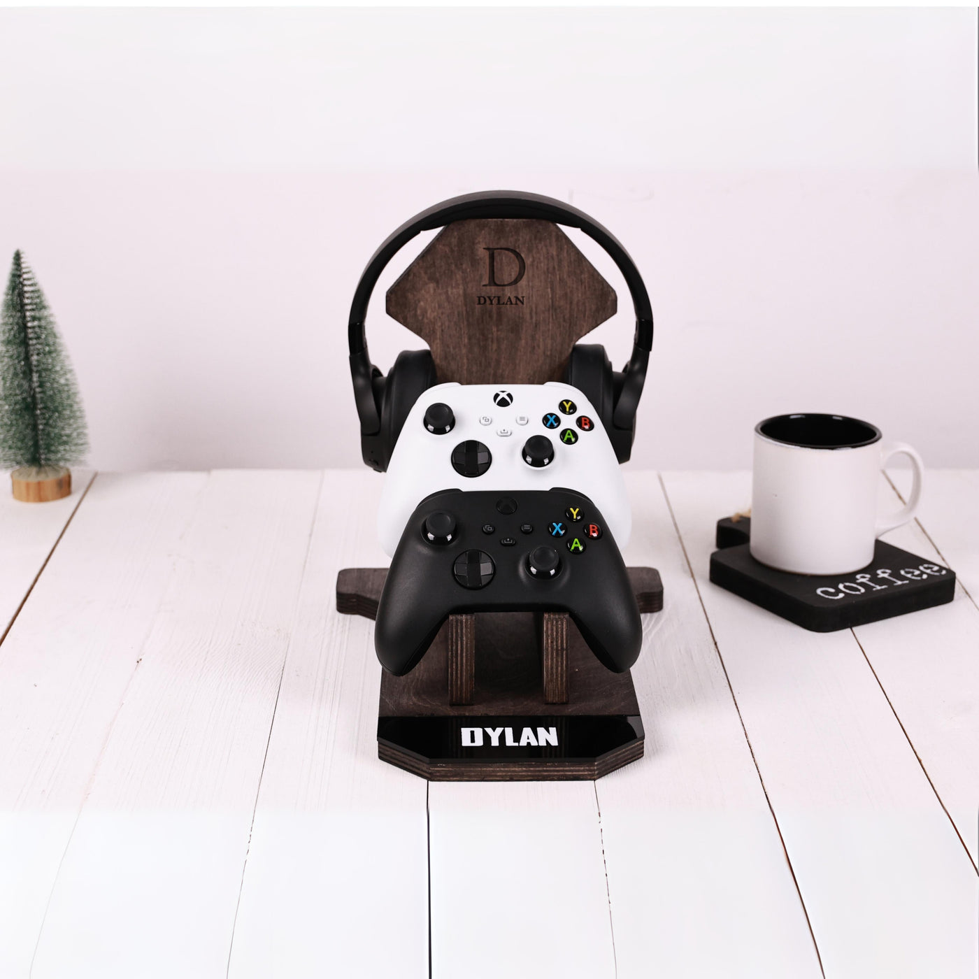 Personalized PS5 and Xbox Controller and Headphone Stand