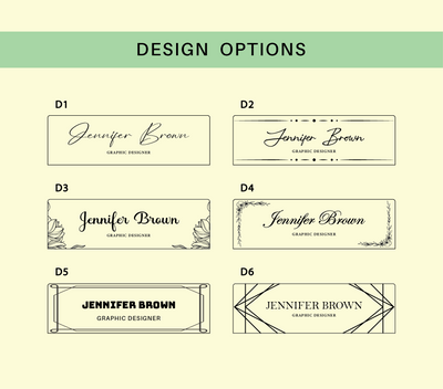 Personalized Desk Nameplate – Office Decor