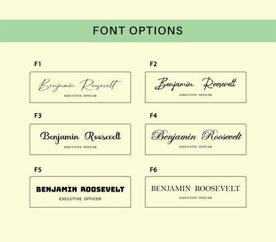 Personalized Desk Nameplate – Office Decor